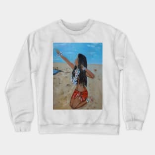 Hula on the Beach 111 Crewneck Sweatshirt